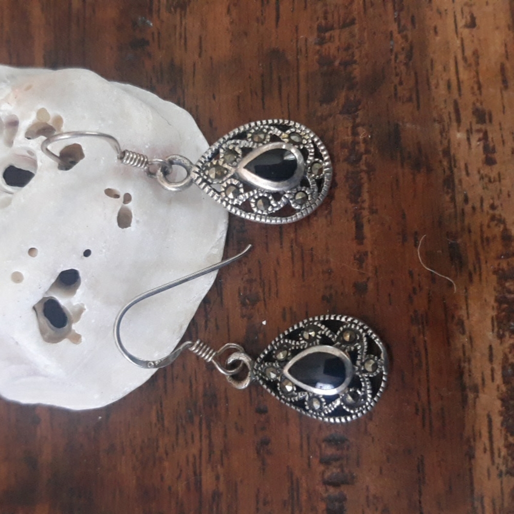 Black Onyx earrings